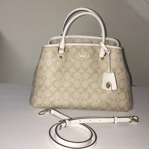 Coach Signature Margot Carryall / Satchel Handbag